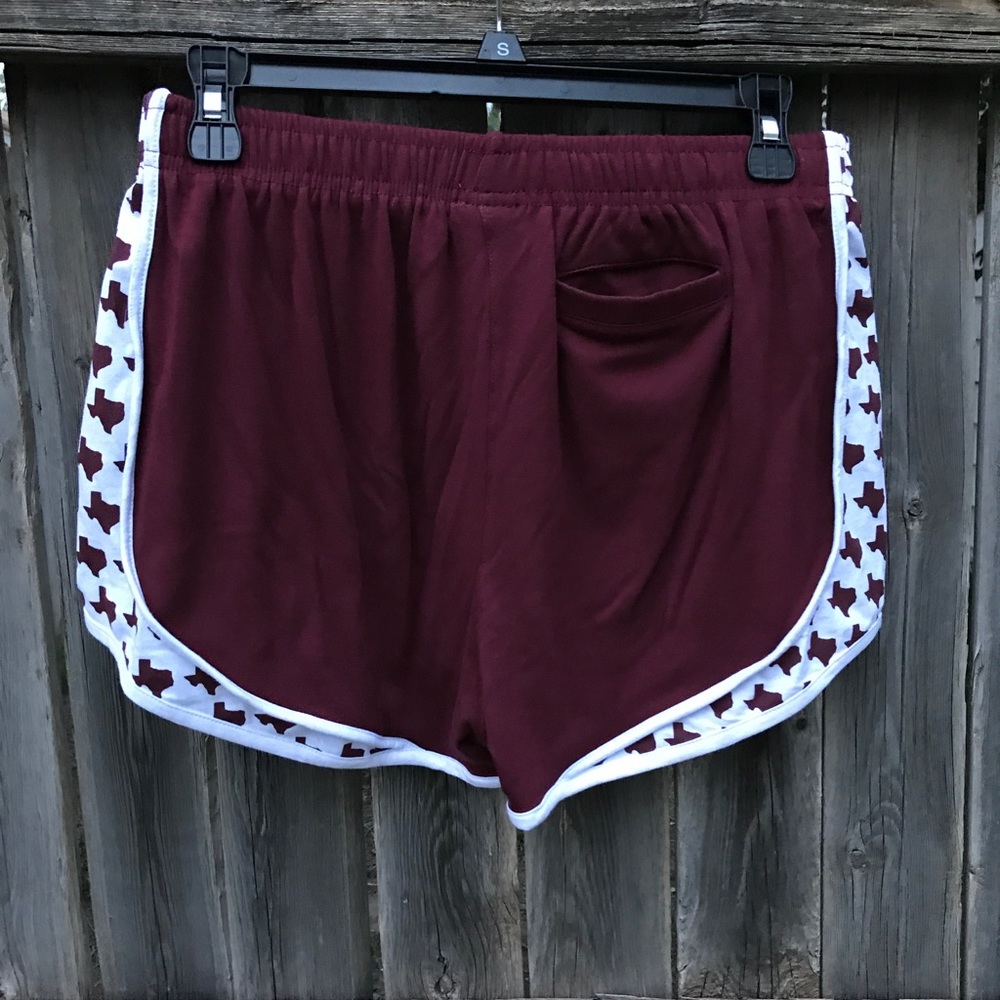 COPY - Texas maroon shorts